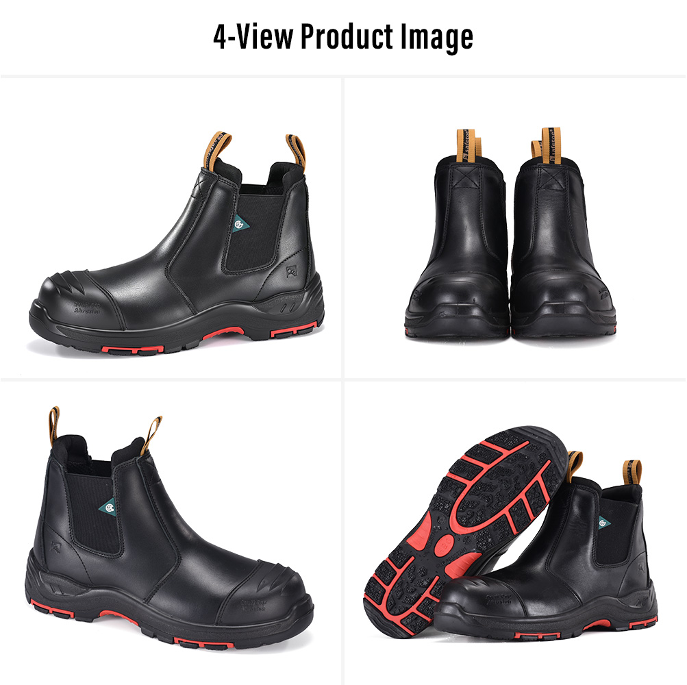 M-8025NBK CSA Composite Toe Safety Boots Multi-View metallfreier