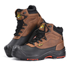 Am bequemsten Nubuck Leder-Schlupfsicherheitsstiefel mit zusammengesetzten Zeh für Männer M-8563