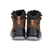 Dunkelbraune ölige Kuh Nubuck Leder Herren Arbeitstiefel Verbundzehe M-8556b