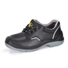 S3 Glattleder-Arbeiterschuhe mit Stahlkappe und Stahlzwischensohlenplatte L-7163 Glatt
