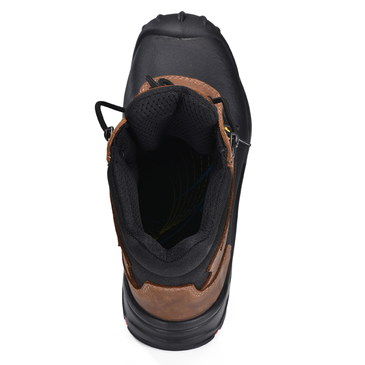 Am bequemsten Nubuck Leder-Schlupfsicherheitsstiefel mit zusammengesetzten Zeh für Männer M-8563