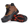 Nubuck Leder-Slip-Resistant am bequemsten Arbeitsstiefel mit zusammengesetzten Zeh für Männer M-8562