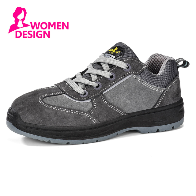 Rutschfeste Sicherheits-Arbeitsschuhe für Damen mit Stahlkappe | L-7508WS