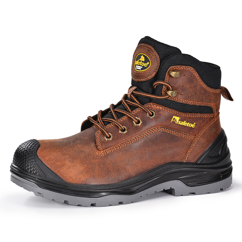 Hochleistungs-wasserdichte Mechaniker Arbeitsstiefel mit Verbundtüre für Männer M-8556