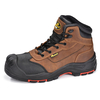 Am bequemsten Nubuck Leder-Schlupfsicherheitsstiefel mit zusammengesetzten Zeh für Männer M-8563