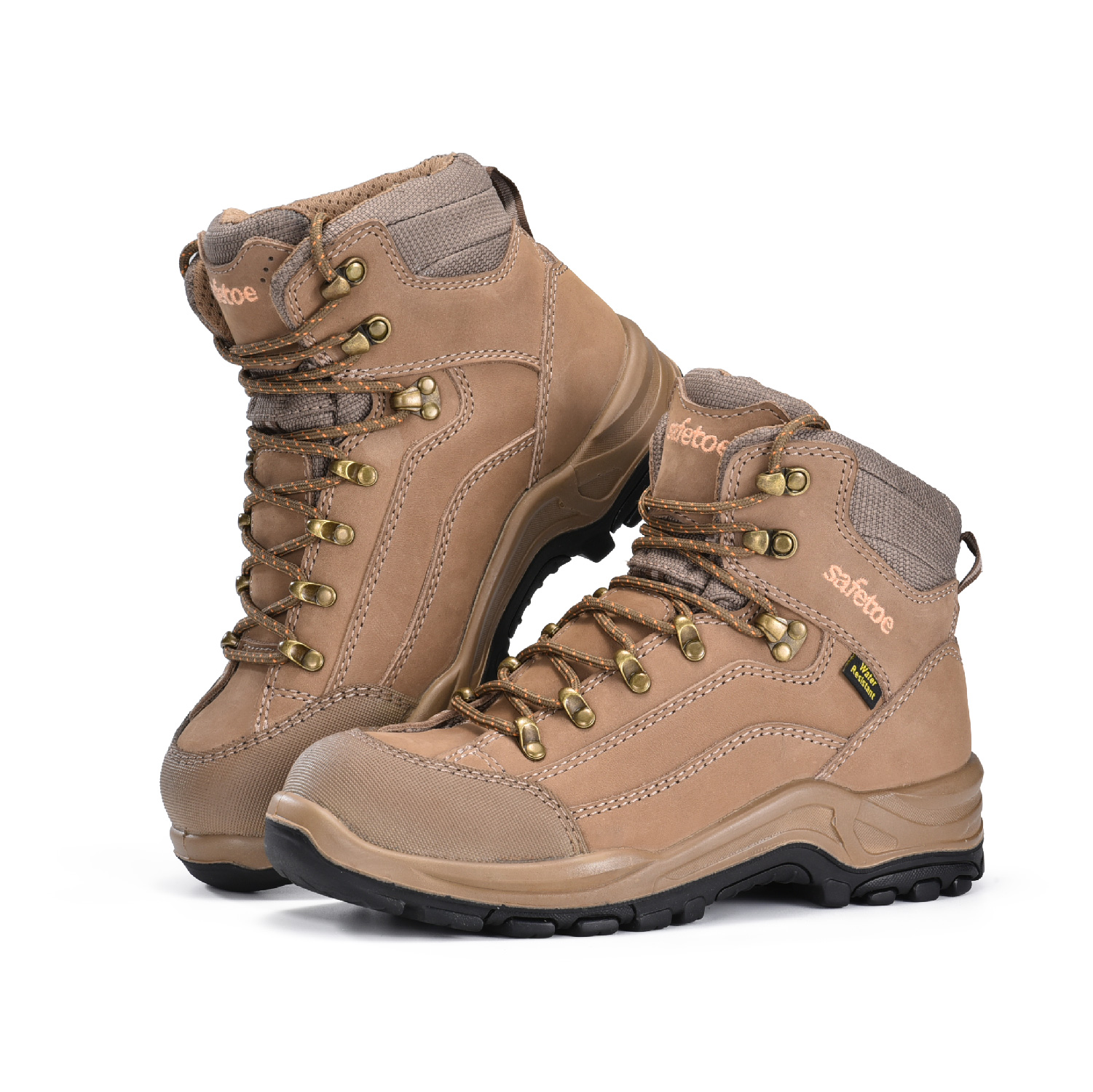 Wasserdichte Membranfrauen arbeiten Stiefel mit Verbundzehen M-8567