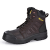 Wasserdichtes haltbares Leder Schnüre-up-Arbeitsstiefel für mich M-8558