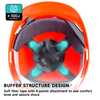 Sicherheitshelme für Bauarbeiten W-003 Orange