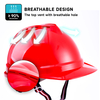 Rote Bauarbeiten Helm W-002 