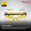 Laserschutz PC Sicherheitsbrille KS102 Gelb