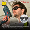 Schwarze Linsensicherheit Sonnenbrille SG002 Schwarz