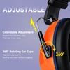 ABS Hörschutz Ohrmuffs Schutzohrmuffs Bereit FM-1b Orange