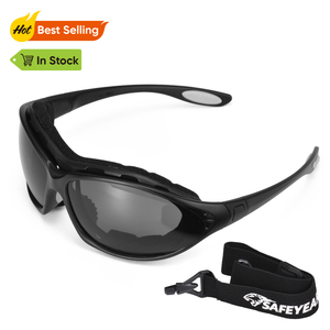 Schwarze Linsensicherheit Sonnenbrille SG002 Schwarz