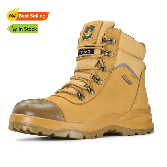 Sicherheitsarbeit Stiefel Verbundzehen wasserdichte Membran M-8577 Beige