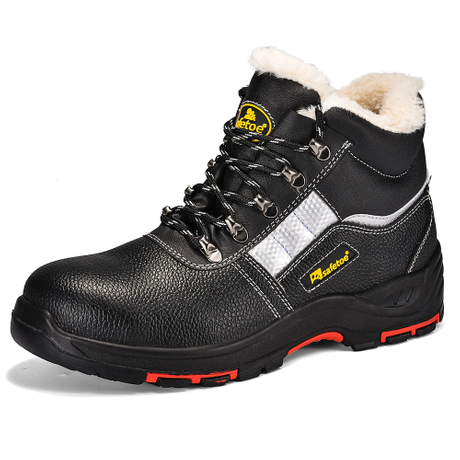 Warme Winter-Sicherheitsstiefel mit Pelzfutter für den Winter, robust, M-8027, Winter-IceShield