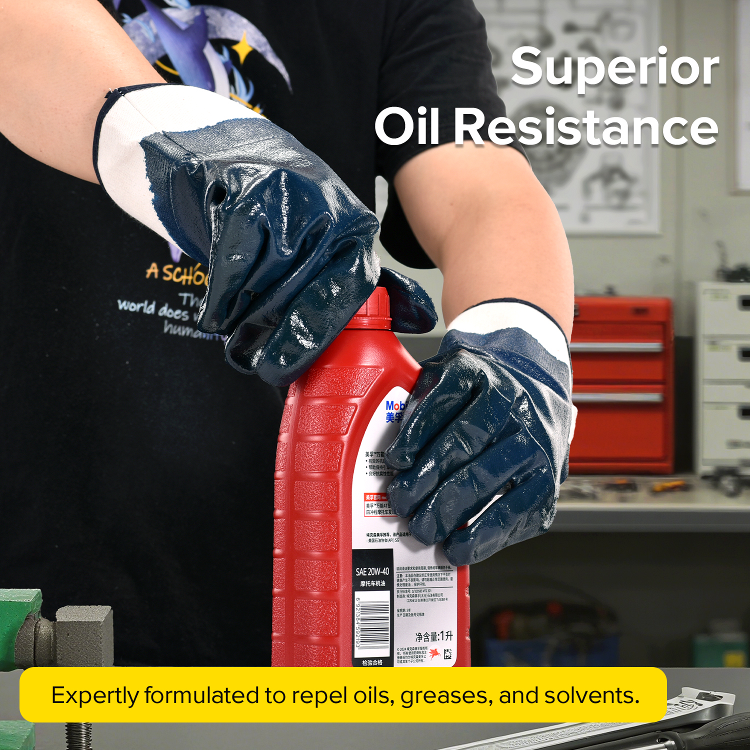 Nitrilbeschichtete Hochleistungs-Arbeitshandschuhe FD1288