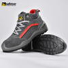Kuh Wildleder Leder S1P Arbeitsstiefel M-8377 Grau