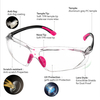 Antibeschlag-Schutzbrille ANSI Z87.1 CE EN166 UV400 Schutzbrille SG003 Pink