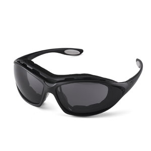 Schutzbrille mit schwarzen Gläsern SG002 Schwarz