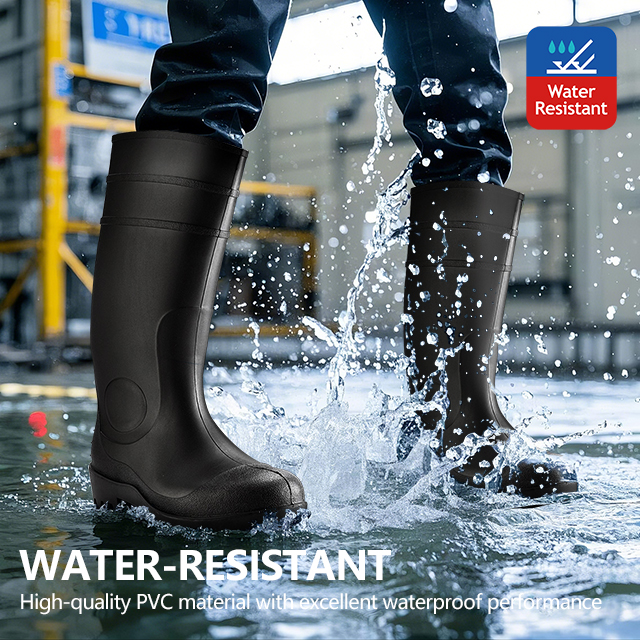 S5 Regensicherheitsstiefel W-6037 Schwarz
