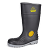 Gummi-Gummi-Stiefel wasserdicht W-6055 Schwarz