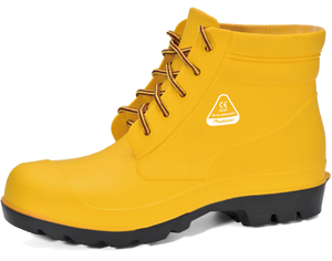 Stahlzehen Regenstiefel W-6050 Gelb