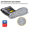 Regenstiefel für Mann wasserdichte S5 Stahlzehen PVC-Stiefel W-6055 Aqua Guarder