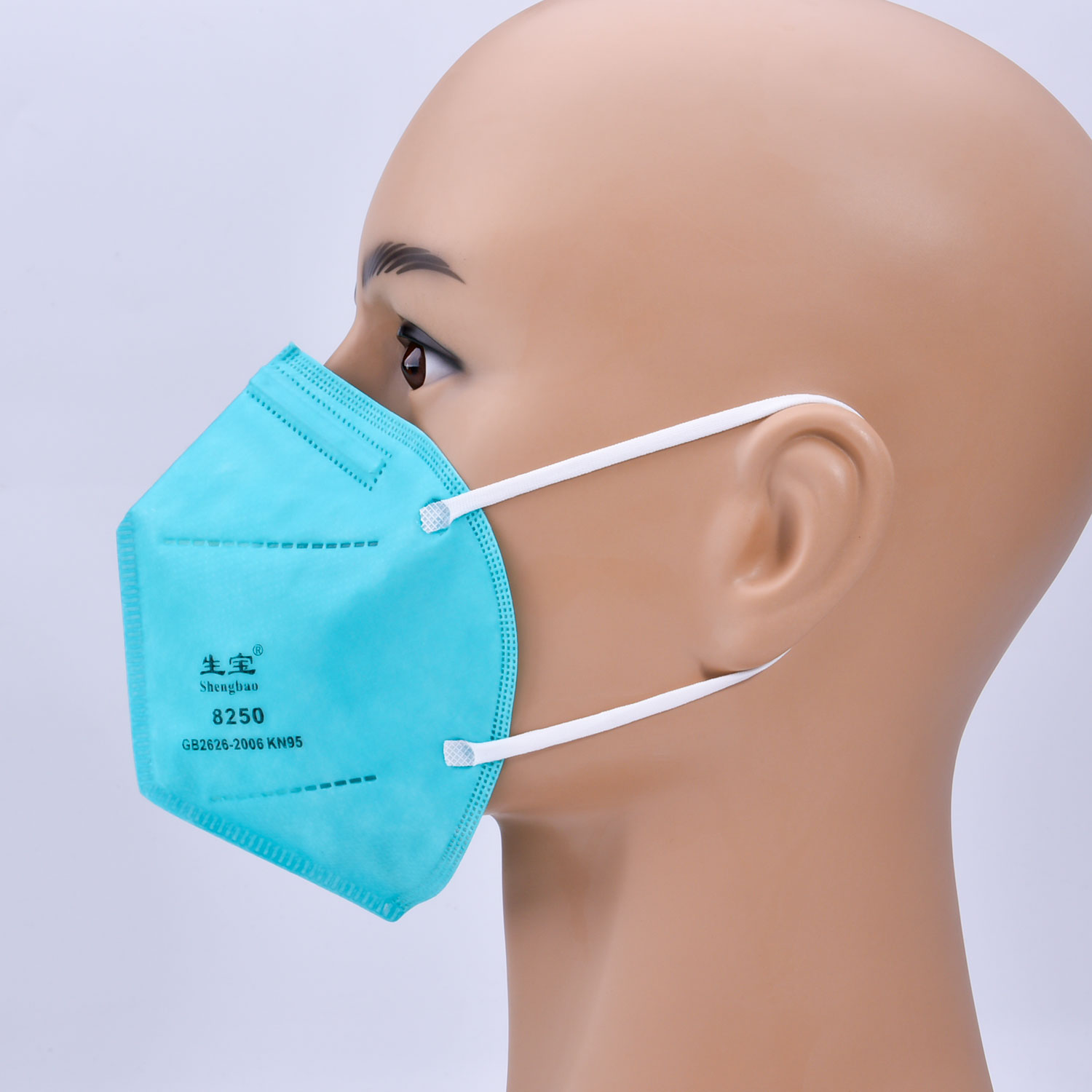 KN95 Blaue Gesichtsschutzmaske SM-006