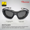 Schwarze Linsensicherheit Sonnenbrille SG002 Schwarz