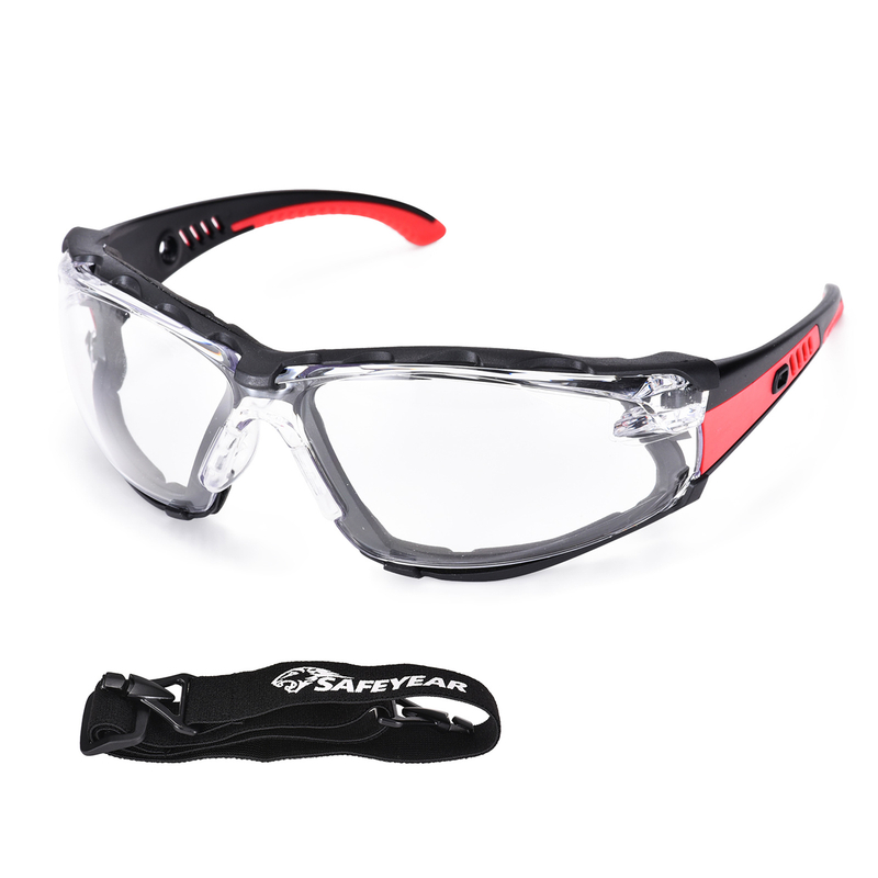  Schutzsicherheitsbrille für Frauen SG037 rot