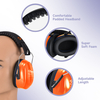 ABS Hörschutz Ohrmuffs Schutzohrmuffs Bereit FM-1b Orange