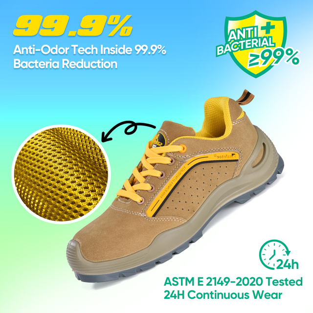 Atmungsaktive Sommersicherheitsschuhe L-7296