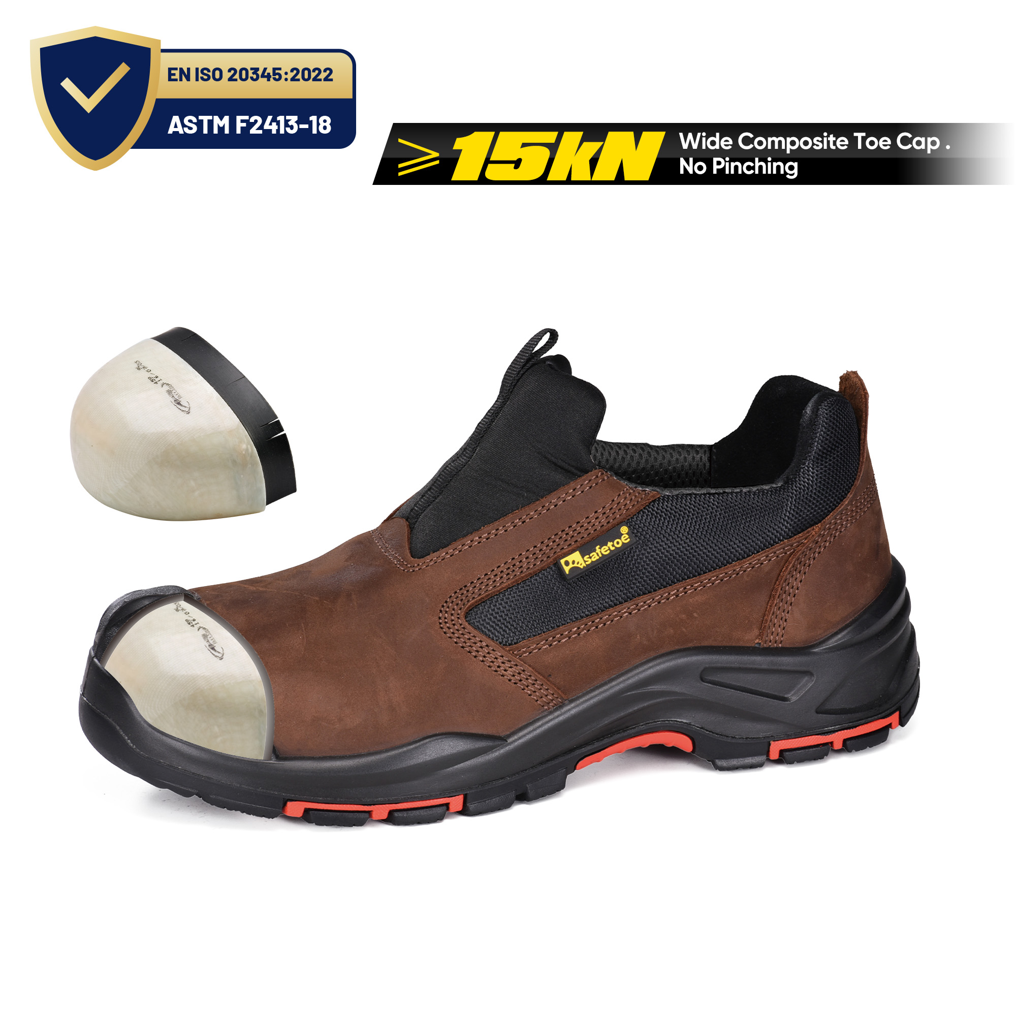 Superior Oil & Slip Resistant Metall Free Safety Work Schuhe L-7525