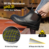 Frauen ohne Slip-Arbeit Schuhe Beste Stahlzehen ziehen Frauen Arbeitstiefel M-8025W