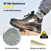 Vortigard ™ Edelstahlzehen Standort Schwarzer Schutz Arbeitsstiefel M-8027