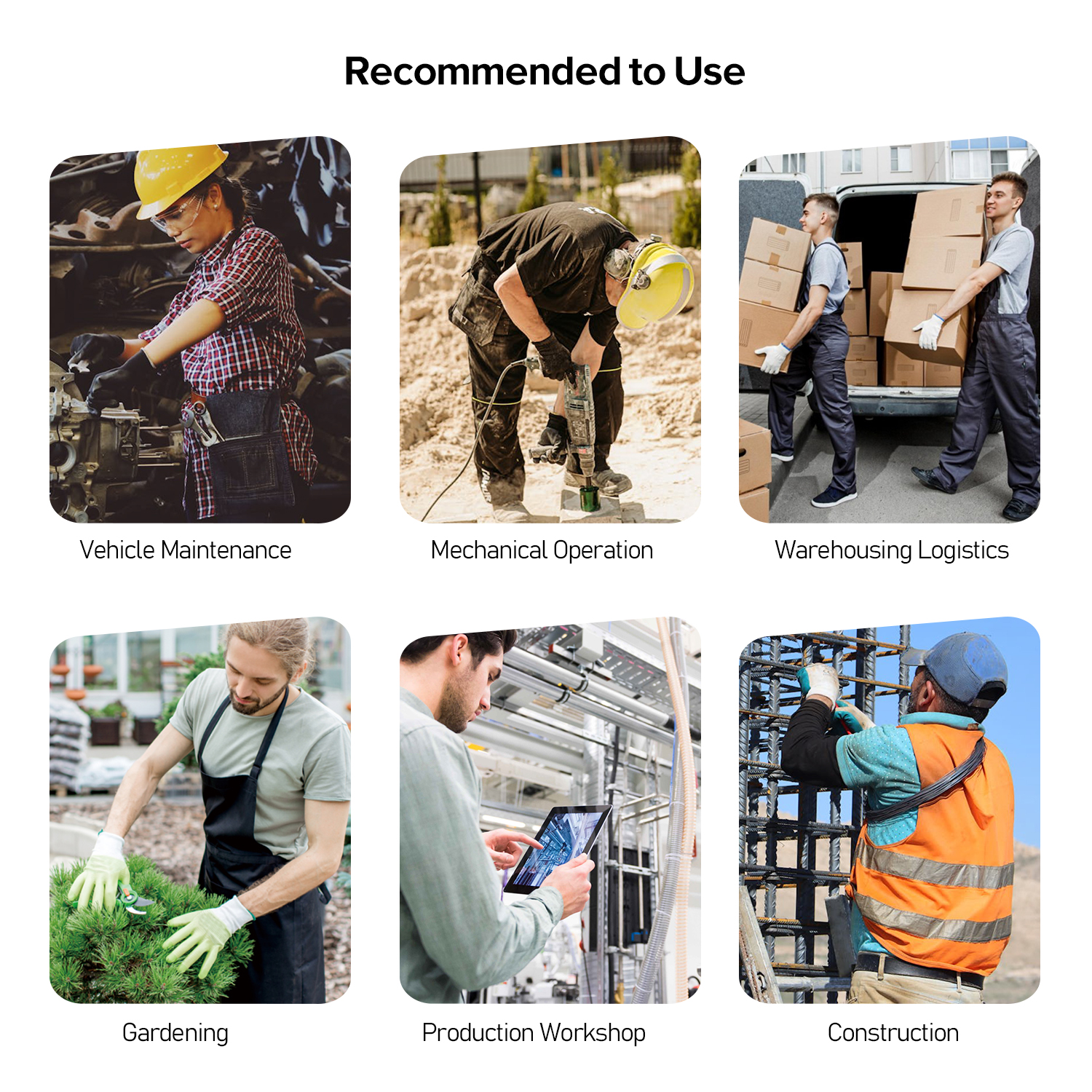 Bauarbeiten Handschuhe schneiden resistente Sicherheitsarbeit Handschuhe PD8045 Schwarz