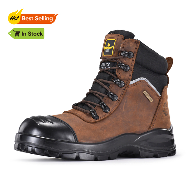  Verbundzellen Sicherheitsstiefel wasserdichte Membran M-8577 Brown