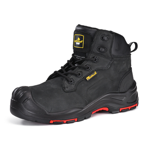 Arbeitsstiefel Metallfreies Öl und rutschfantes überlegene Metallfreie Sicherheitsstiefel M-8552 Schwarz