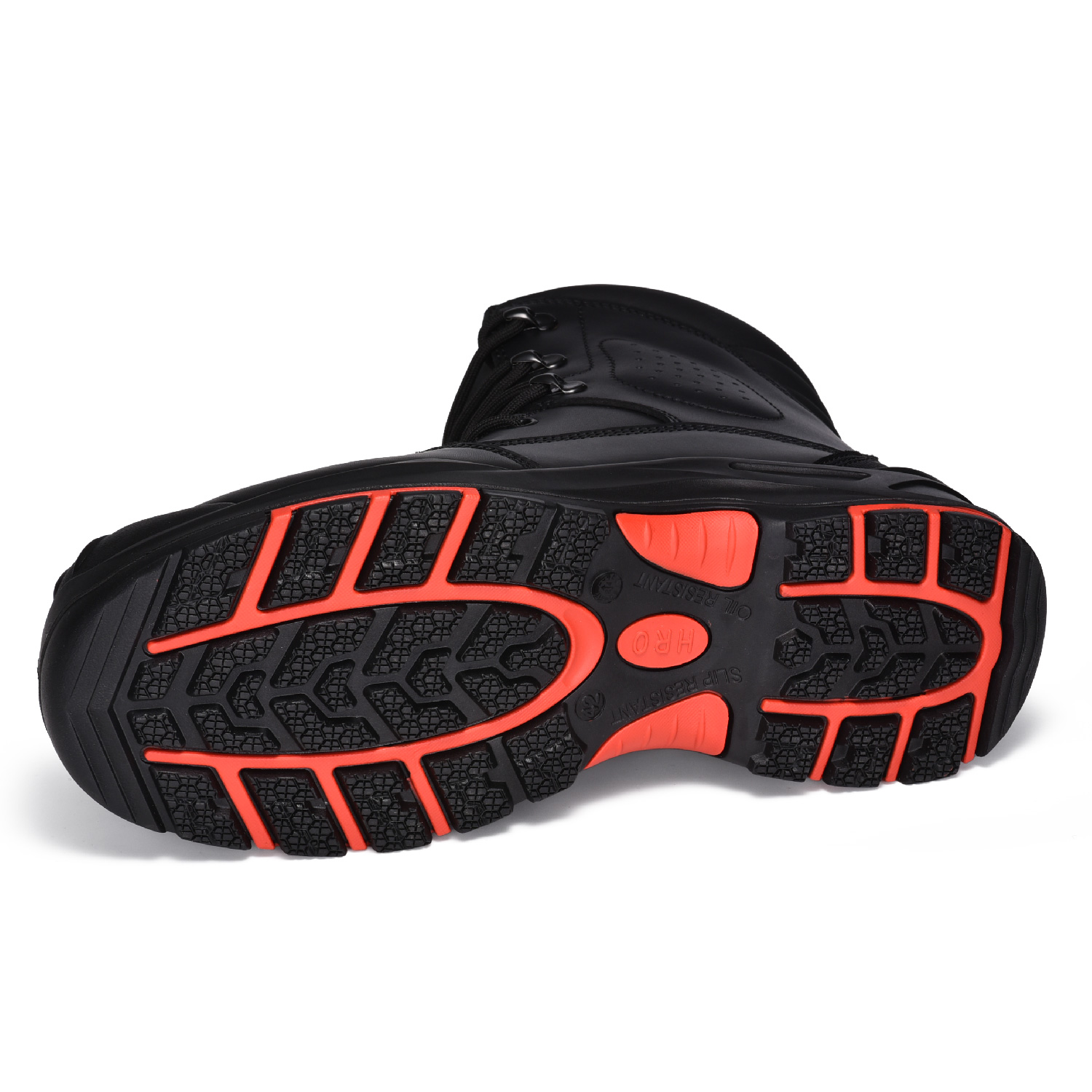 Zusammengesetzte Zehen wasserbeständige Hochleistungsstiefel H-9537 Schwarz