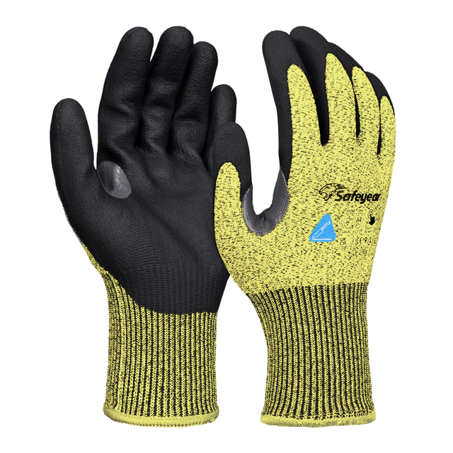 Schnittfeste Sicherheitsarbeitshandschuhe PD8045 Gelb