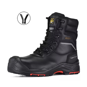 Wasserbeständige Arbeitsstiefel ölbeständig für Männer Arbeiter H-9552 Reißverschluss