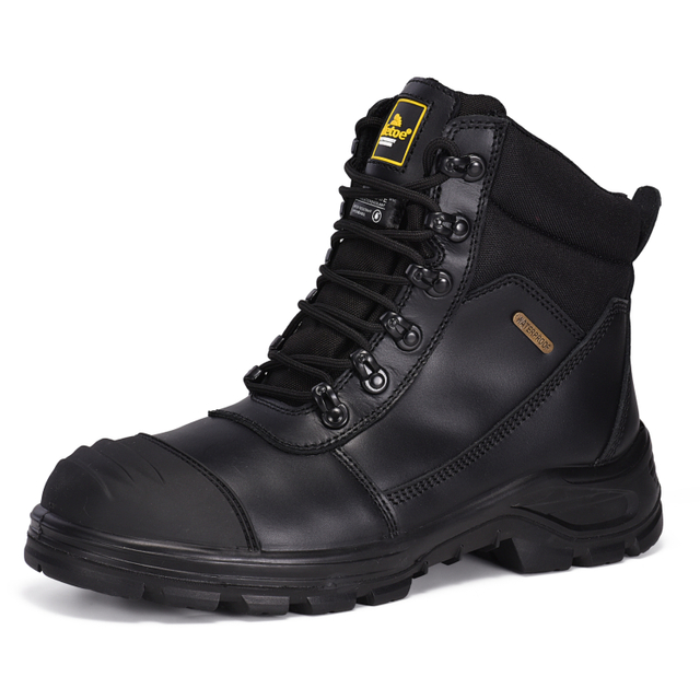 Hochleistungsarbeit Stiefel Verbundzehen wasserdichte Membran M-8577 Schwarz