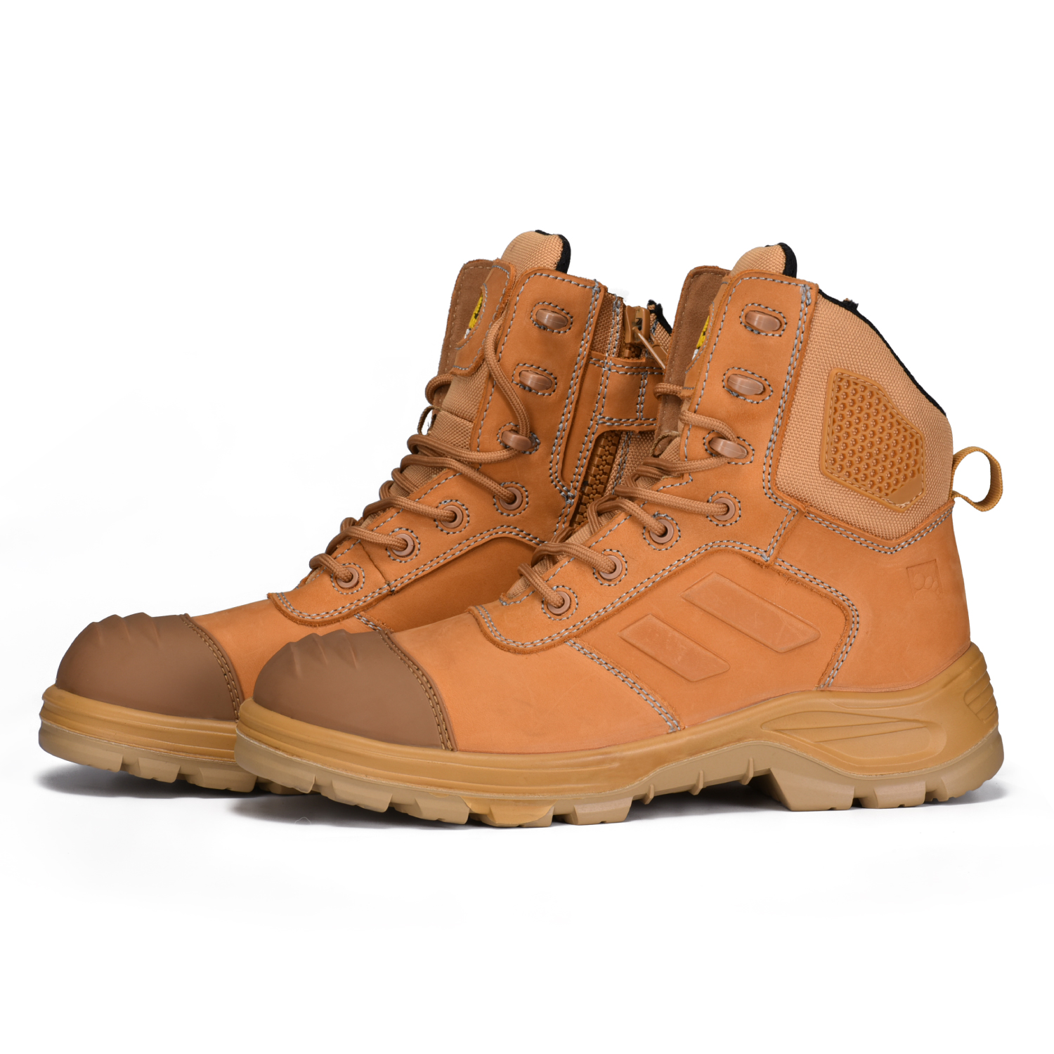 Meistverkaufte hochwertige Verbundto-Bauarbeiten Stiefel M-8578 Beige