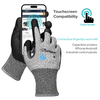 Bauarbeiten Handschuhe schneiden resistente Sicherheitsarbeit Handschuhe PD8045 Schwarz