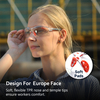 Hochklare Industrie-Schutzbrille SG003 Orange