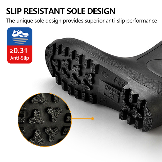 S5 Regensicherheitsstiefel W-6037 Schwarz