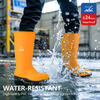 Robuste Regenstiefel mit Stahlkappe W-6037 Gelb