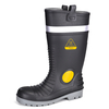 Regenstiefel für Mann wasserdichte S5 Stahlzehen PVC-Stiefel W-6055 Aqua Guarder
