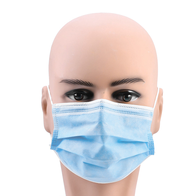 Blaue Einweg-Gesichtsmasken SM-008 