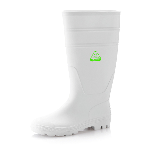 Lebensmittelindustrie PVC Regenstiefel W-6036 Weiß